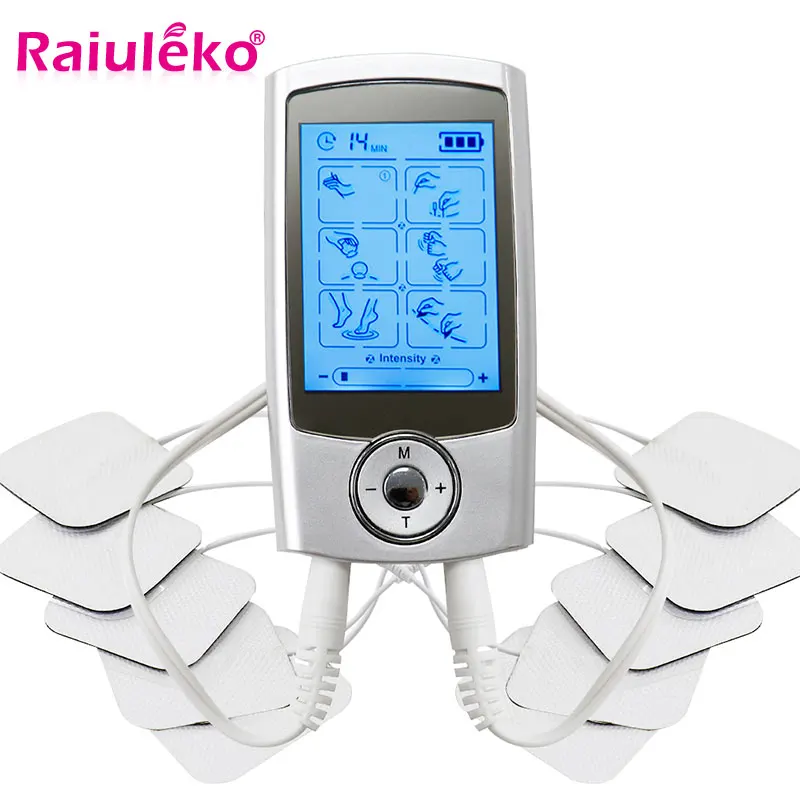 

20 Levels Tens Massager Ems Muscle Stimulator Acupuncture Pulse Low Frequency Physiotherapy Slimming Massage Machine Health Care