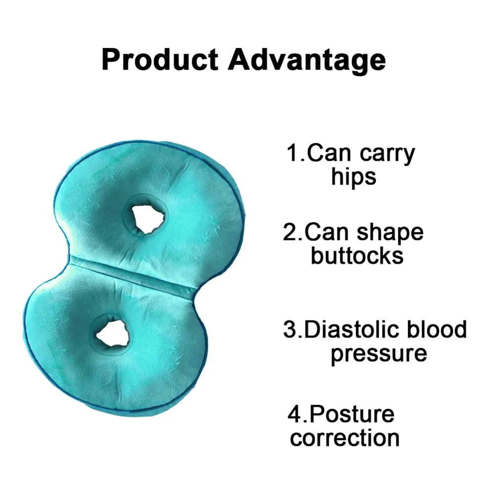 Multifunctional Seat Cushion Dual Comfort Memory Foam of Hip Lift Sitting Cushion Beautiful Butt Seat Cushion for Home Pressure 5