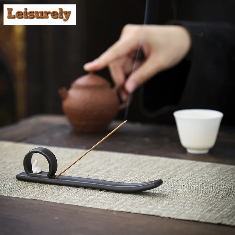 Jingguan Wuxiang Small Buddha Incense Holder Water Fountain Decoration Incense Burners Consecrate Censer Tea Items Decoration