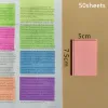 50 Sheets Stickers Transparent Sticky Notebook Pads Notepads Clear Bookmark Read Book Stationery School Supplie 5