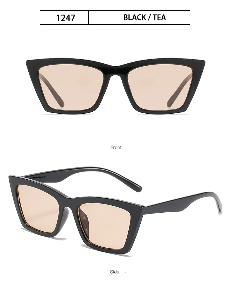 Vintage cat eye solglasögon för damer retro mode_voghion.com