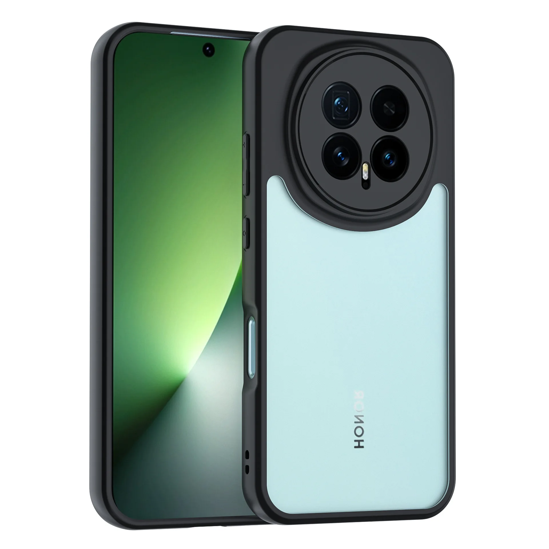 Enhanced Product Title: Premium Anti-Shock TPU Case with Black Frame