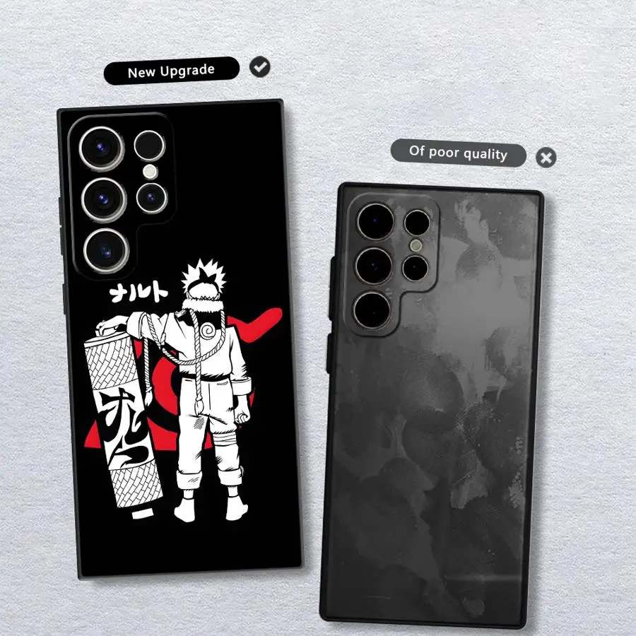 Sleek Namikaze Minato Black Soft Phone Cover Case
