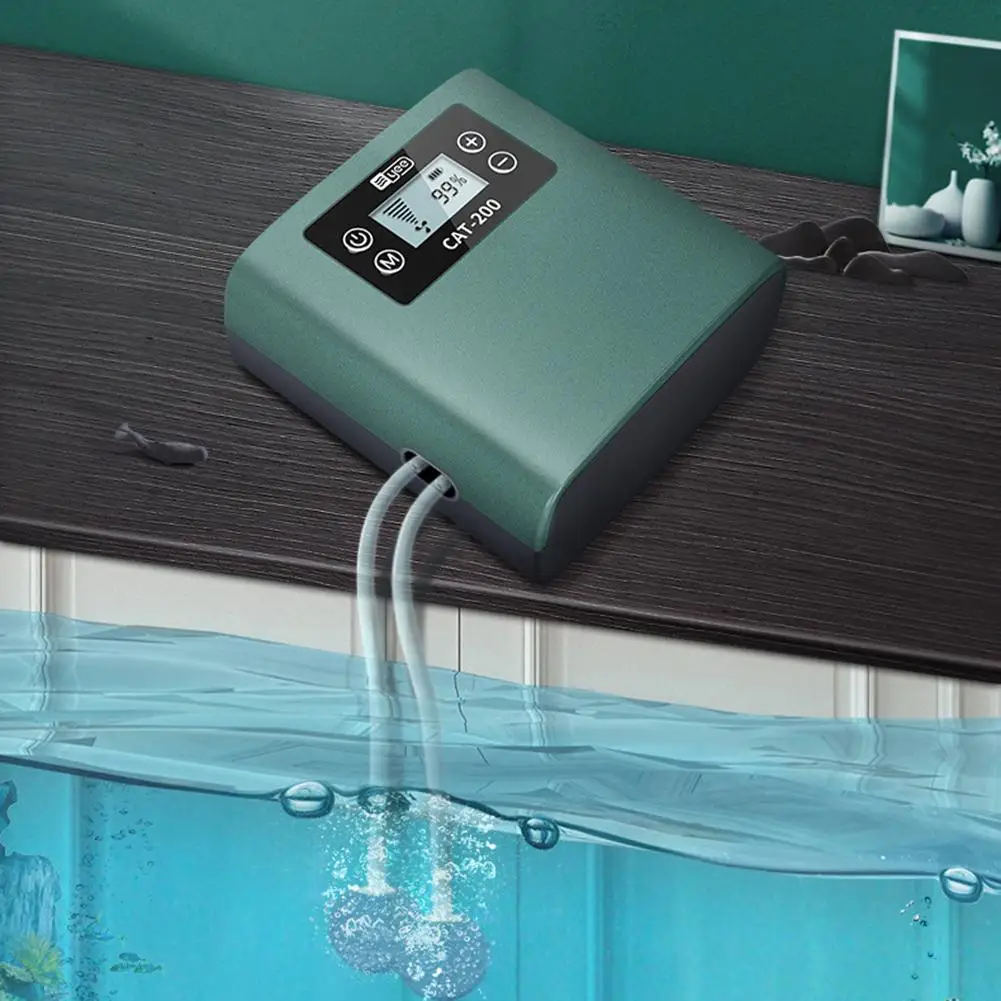 

Aquarium Air Pump Usb Lithium Battery Rechargeable Fish Tank Aerator Outdoor Fishing Oxygen Pump Aquarium Accessories