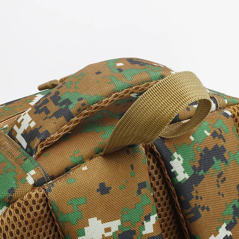 Neueste Persönlichkeit Grund- und Sekundarschüler Schultasche Jungen und Mädchen Camouflage Schultasche Doppelte Umhängetaschen – Detail 12