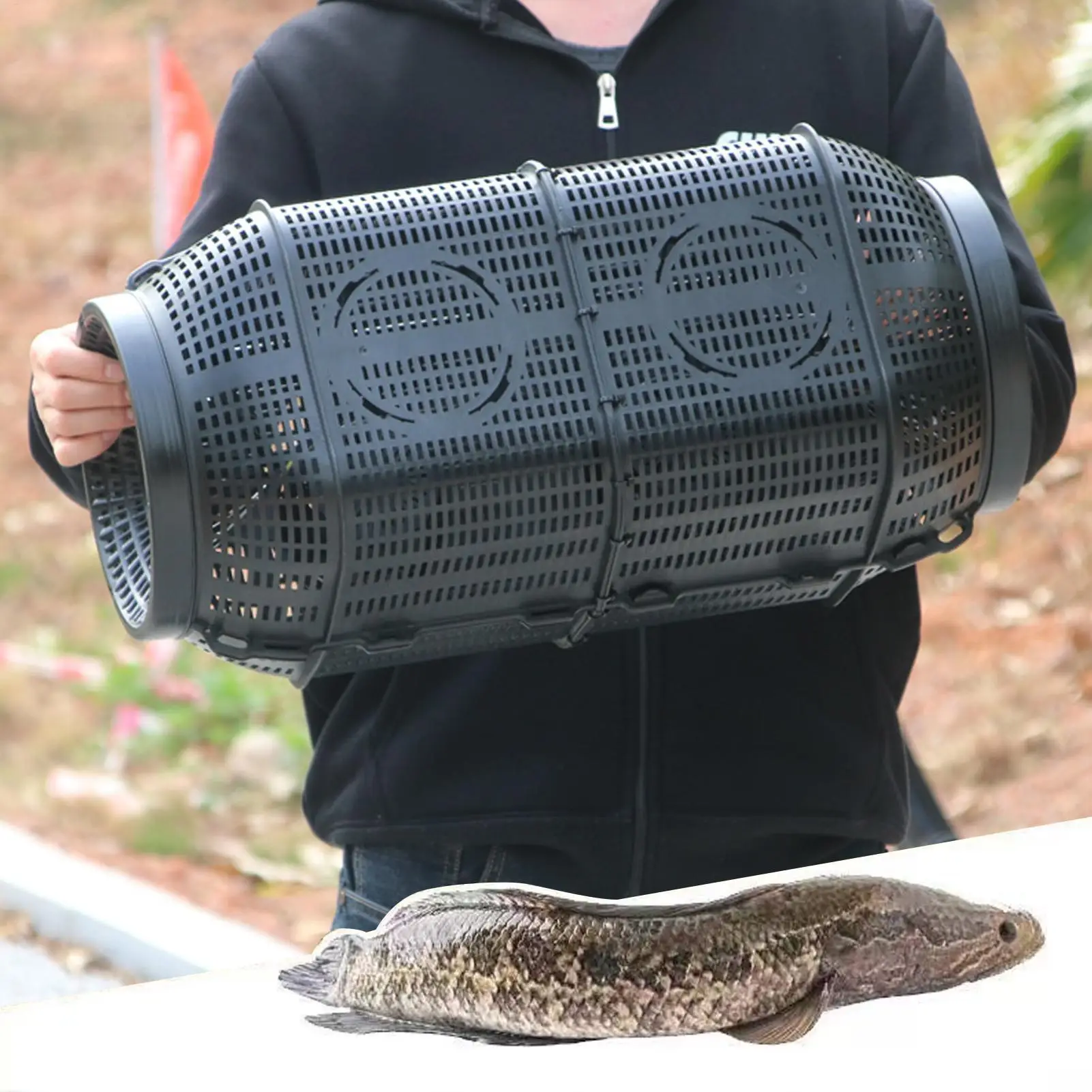 Fishing Bait Trap Eel Loach Trap Portable Fishing Pot Lightweight Fish Net Cage Bait Trap Crab Cage For Shrimp Crayfish Lobster