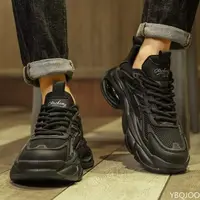 À la mode polyvalent printemps automne nouvelles chaussures pour hommes à semelles épaisses explosives décontracté confortable hauteur augmentant chaussures de sport 6