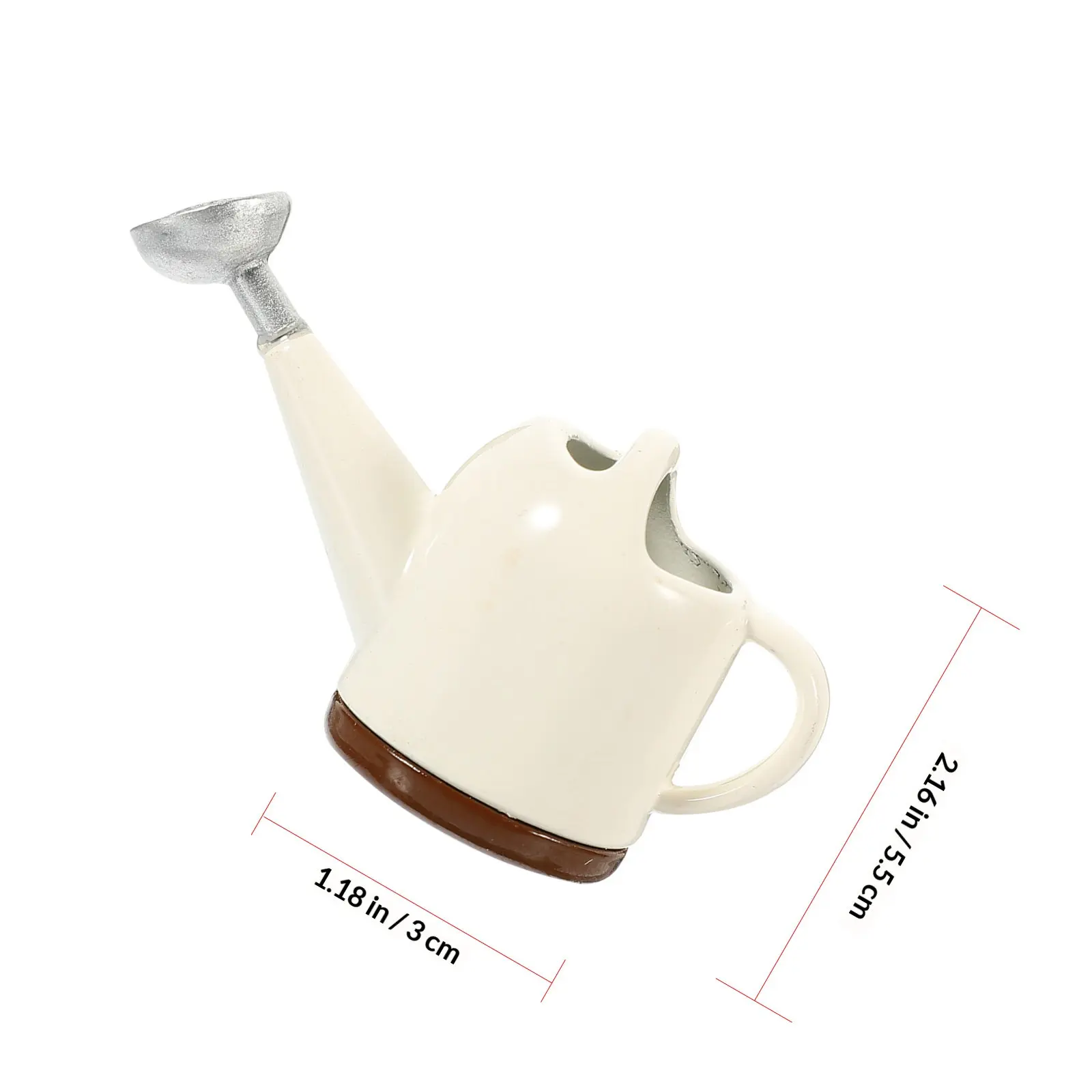 미니어처 물주전자 작은 꽃 식물 물주전자 가볍고 내구성이 뛰어난 안전하고 매끄러운 표면의 소형 정원 장식