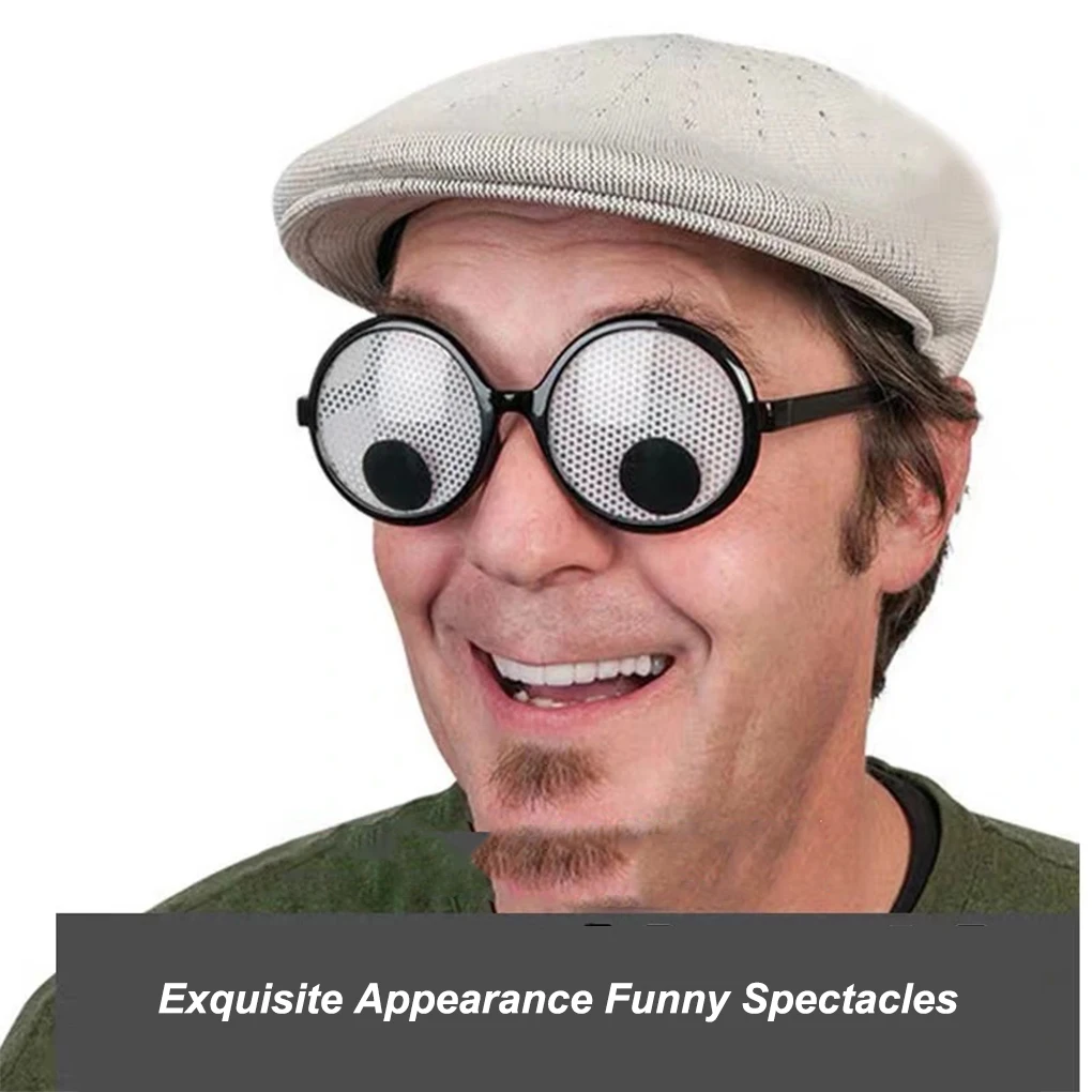 

Eyes Glasses Spectacles Photo Props Wear-resistant Cosplay Glasses Game