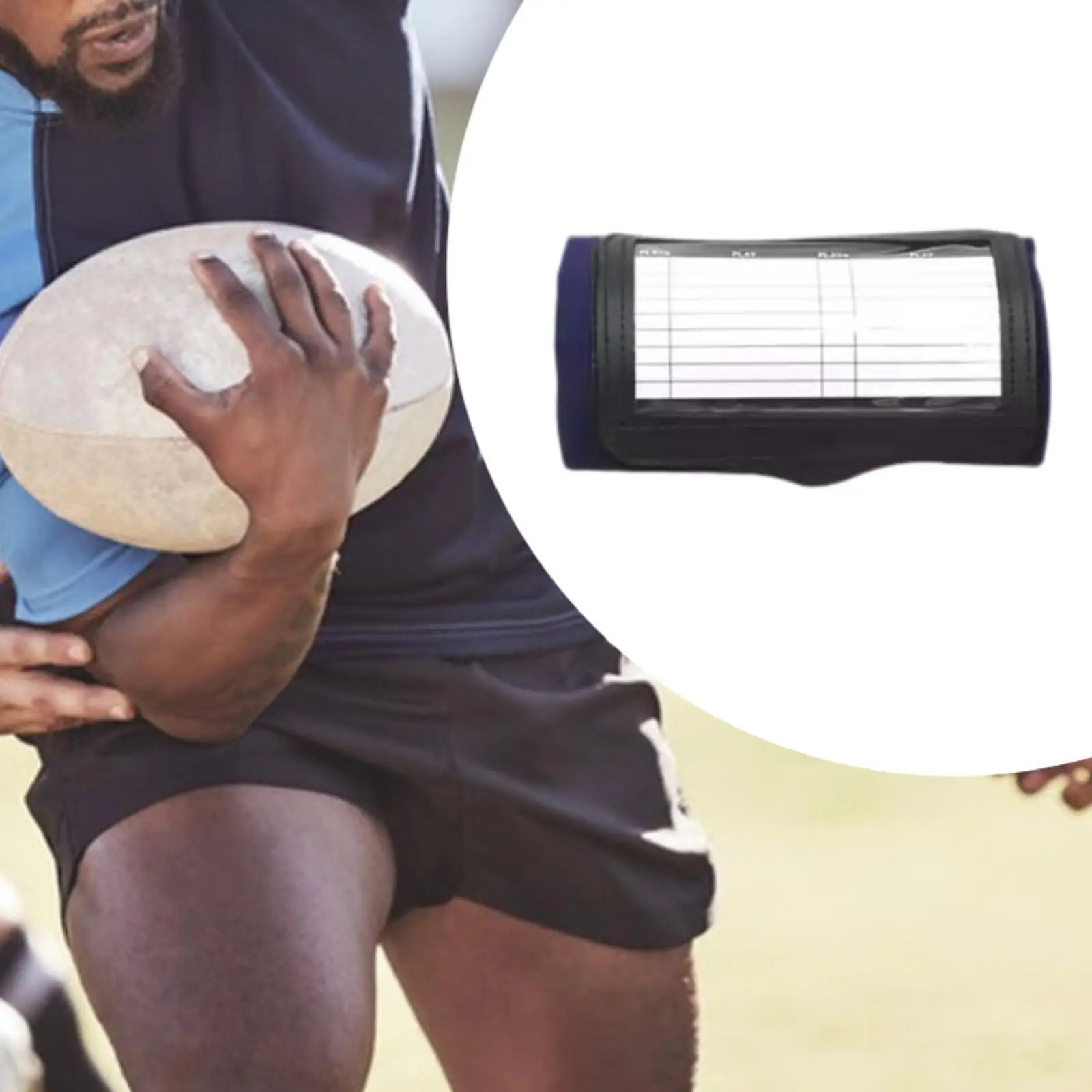 Wristband Playbook Wrist Holder Youth Basketball Football Wrist Playbook
