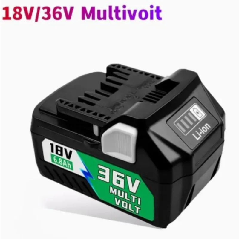 Spedizione Gratuita 18V/36V Batteria Scorrevile Agli Ioni Di Litio 6800Mah Per Strumenti Cordless Metabo Hpt Bsl36A18