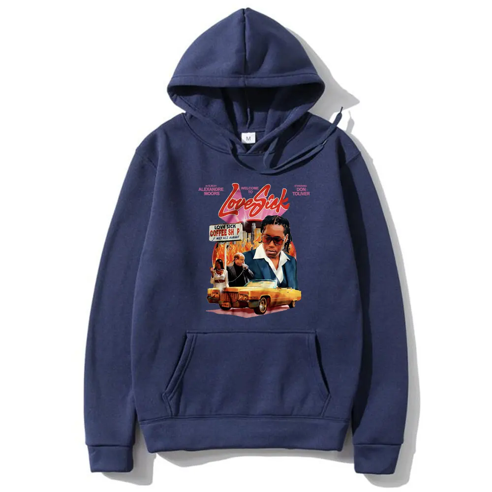 Limited Edition Rapper Don Toliver Love Sick Album Graphic Hoodie Men Women  Oversized Sweatshirt Male Hip Hop Style Hoodies