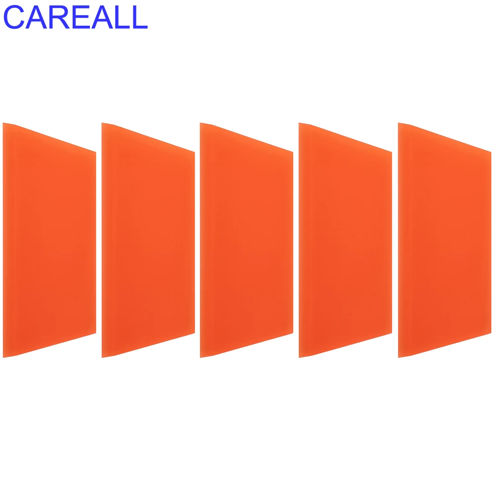 

CAREALL 5Pcs Replacement Rubber Blade Bevel Strip for Window Tint Squeegee Glass Car Clean Tool Ppf Protective Film Wrap Blades