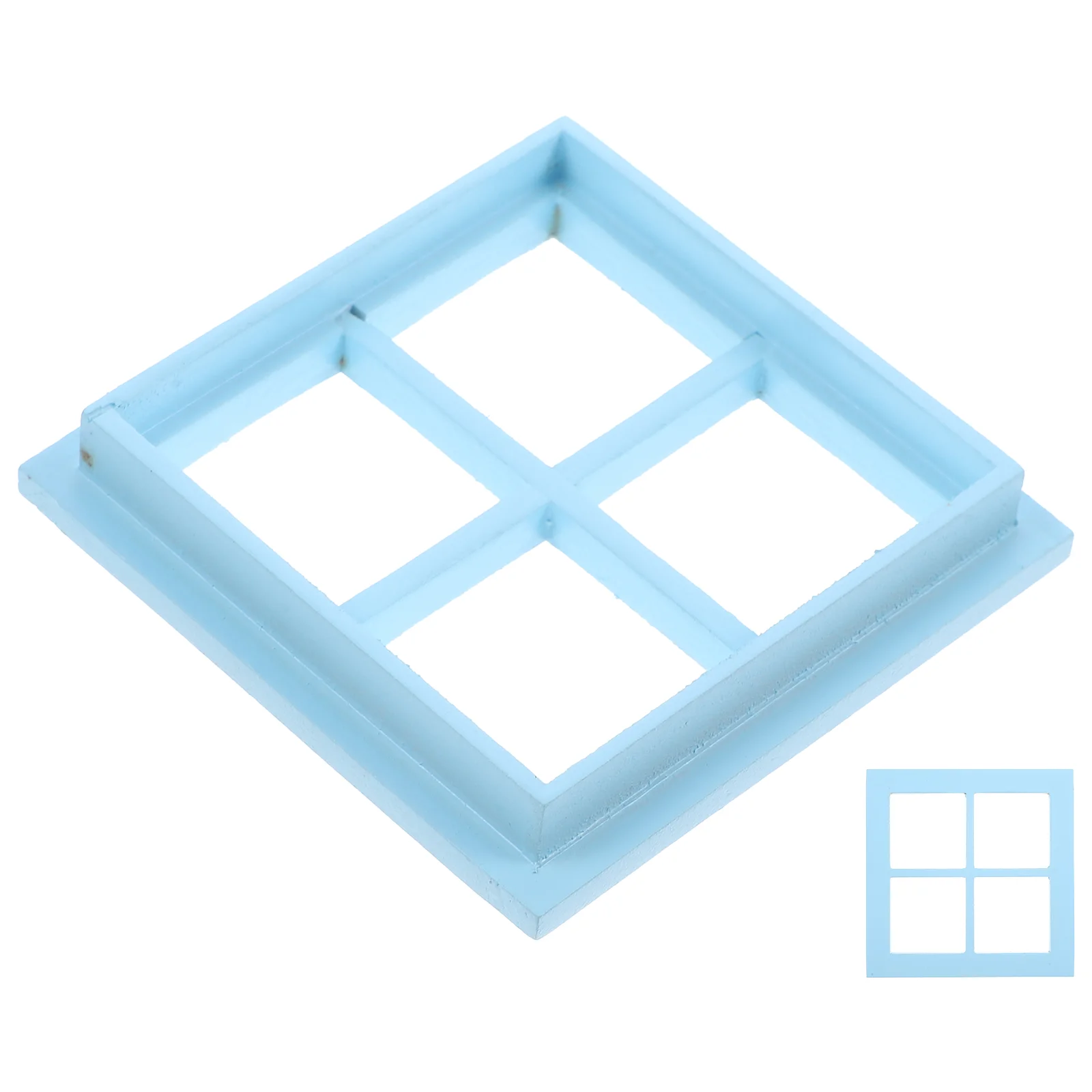 

Dollhouse Window Miniatures Wooden Furniture Uncolored Blank Things Accessories Ornaments