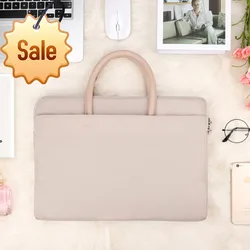 Homens e mulheres oxford computador portátil bolsa de computador bolsa de negócios saco de escritório de cor sólida