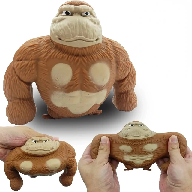 Macaco Splat, brinquedo macaco mole para crianças e adultos, Gorilla  Elastisches Spielzeug Sensory Relief Fidget Toy, Presente engraçado para  aniversário Halloween 12,511,55 cm