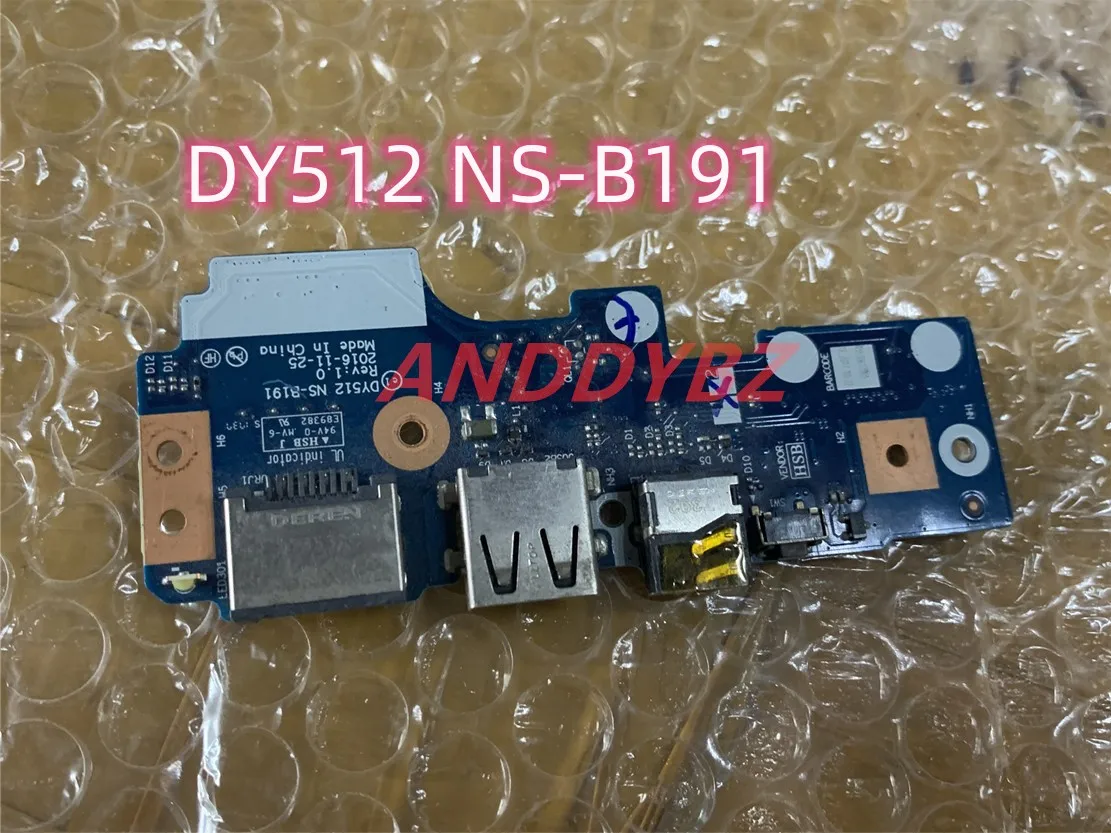 

DY512 LAN USB Audio I/O Board Original For Lenovo Legion Y520 -15 Ikba 80wy DY512 NS-B191 Fully Tested Free Shipping