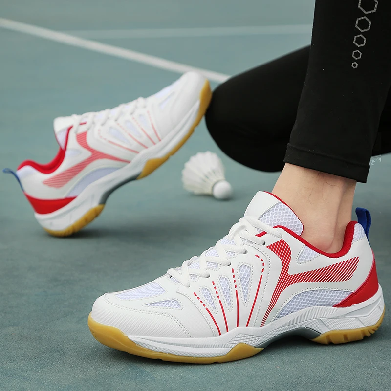 New Badminton Shoes for Men and Women, Large Size 35 47, Non Slip