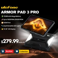 (New)Ulefone Armor Pad 3 Pro Rugged Tablet 33280 mAh MediaTek MT8788 16GB RAM(8+8) 256GB ROM 50MP 10.36″2K Android