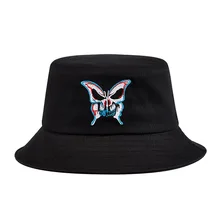 

Bucket Hat Men Black Women Summer Beach Sun Protection Wide Brim Outdoor Hiphop Holiday Accessory For Teenagers