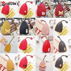 1Pcs Cute Cartoon Unisex Pull Type Key Bag PU Leather Key Wallets Housekeepers Car Key Holder Case New Leather Keychain Pouch