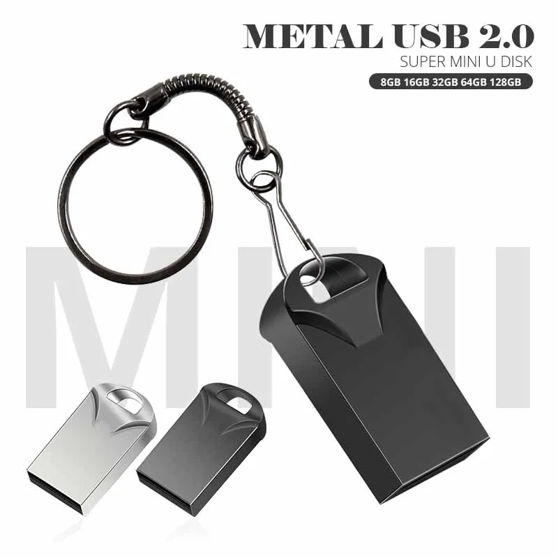 USB Flash Drive Mini 2.0 High Speed 8GB 16GB 32GB2.0 Stick Pen Drive 64GB 128GB Cle USB 2.0 Flash Pendrive 2.0 Stick Pen Drive