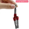 Magnetic Screwdriver Bit PH2 Cross-head 1/4 Inch Hex Shank Screwdriver Holder Ring for House Working Electric Screwdriver Kit 3