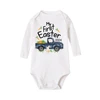 My First Easter Baby Romper Newborn Holiday Bodysuit Bunny Printed Long Sleeve Clothes Ester Party Boys Girls Outfits Jumpsuit 6