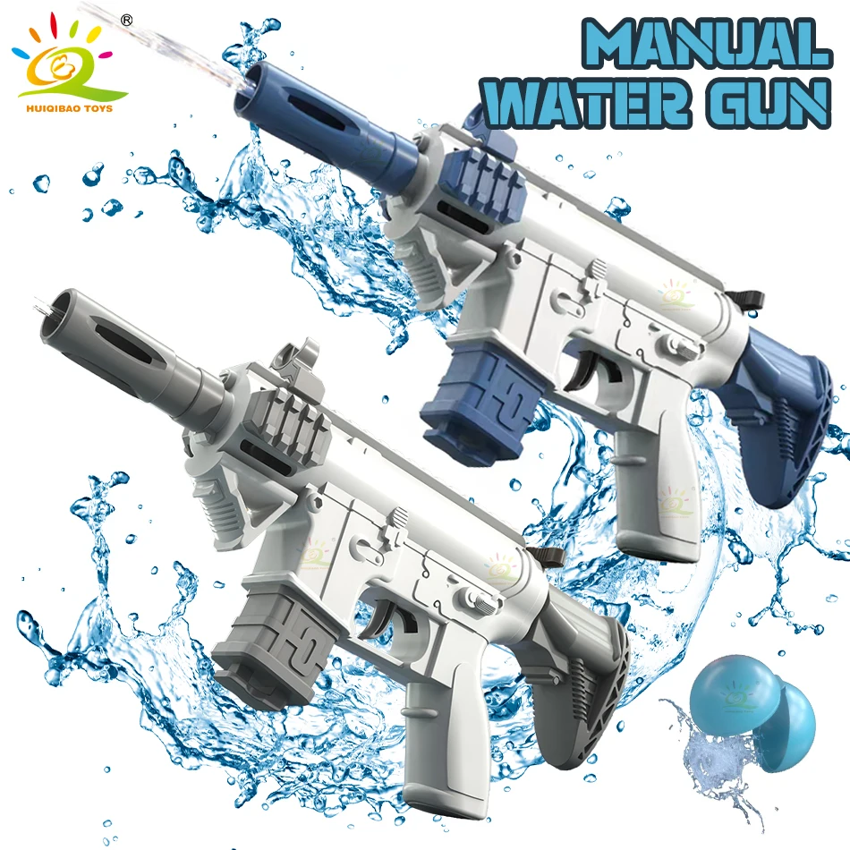 

UKBOO Manual Water Gun Fights Portable Desert Eagle M1911 M416 Pistol Shooting Game Outdoor Fantasy Toys for Children Boys Gifts