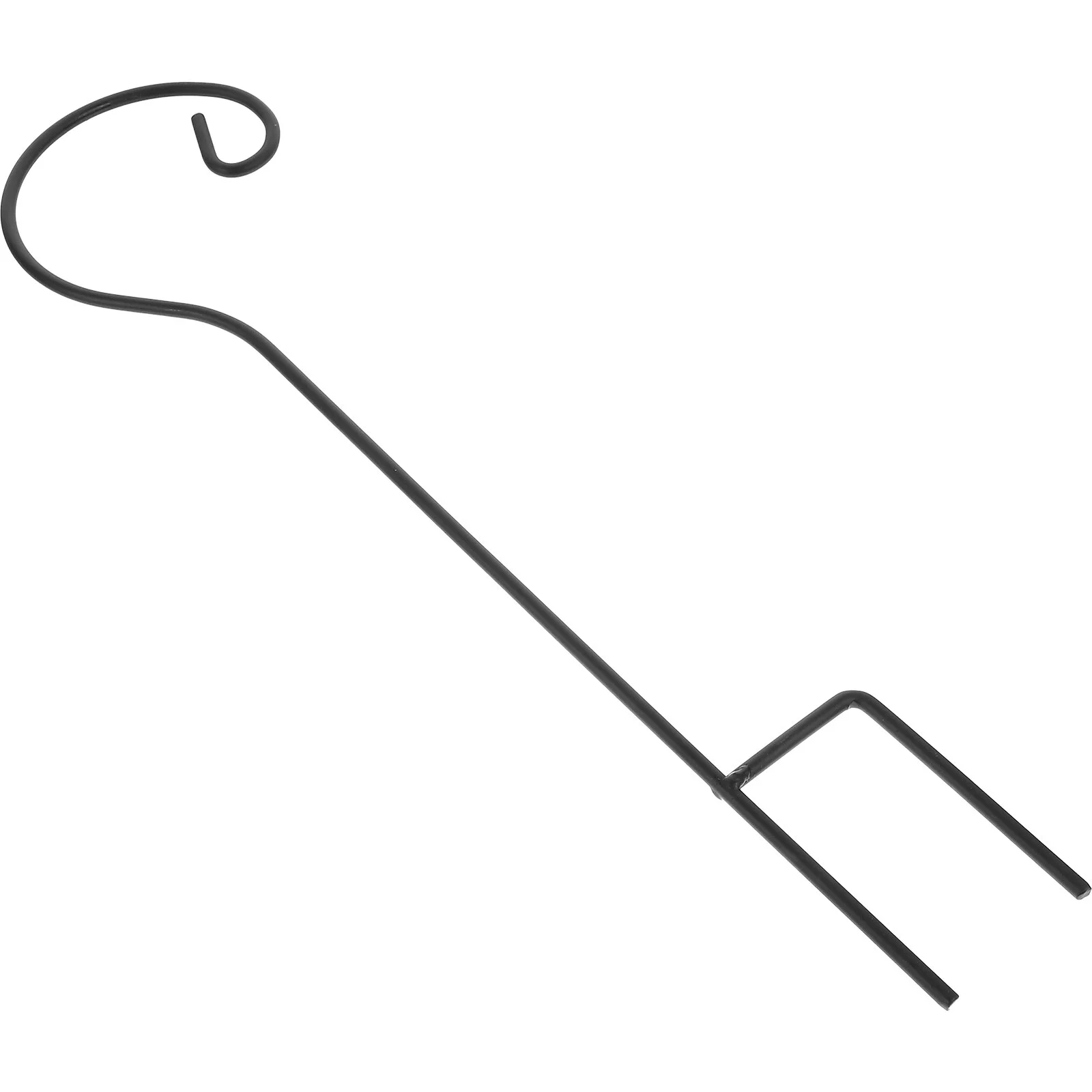 

4 Pcs Deck Outdoor Garden Hooks Garden Shepherd Hook Shepherds for Iron Fence