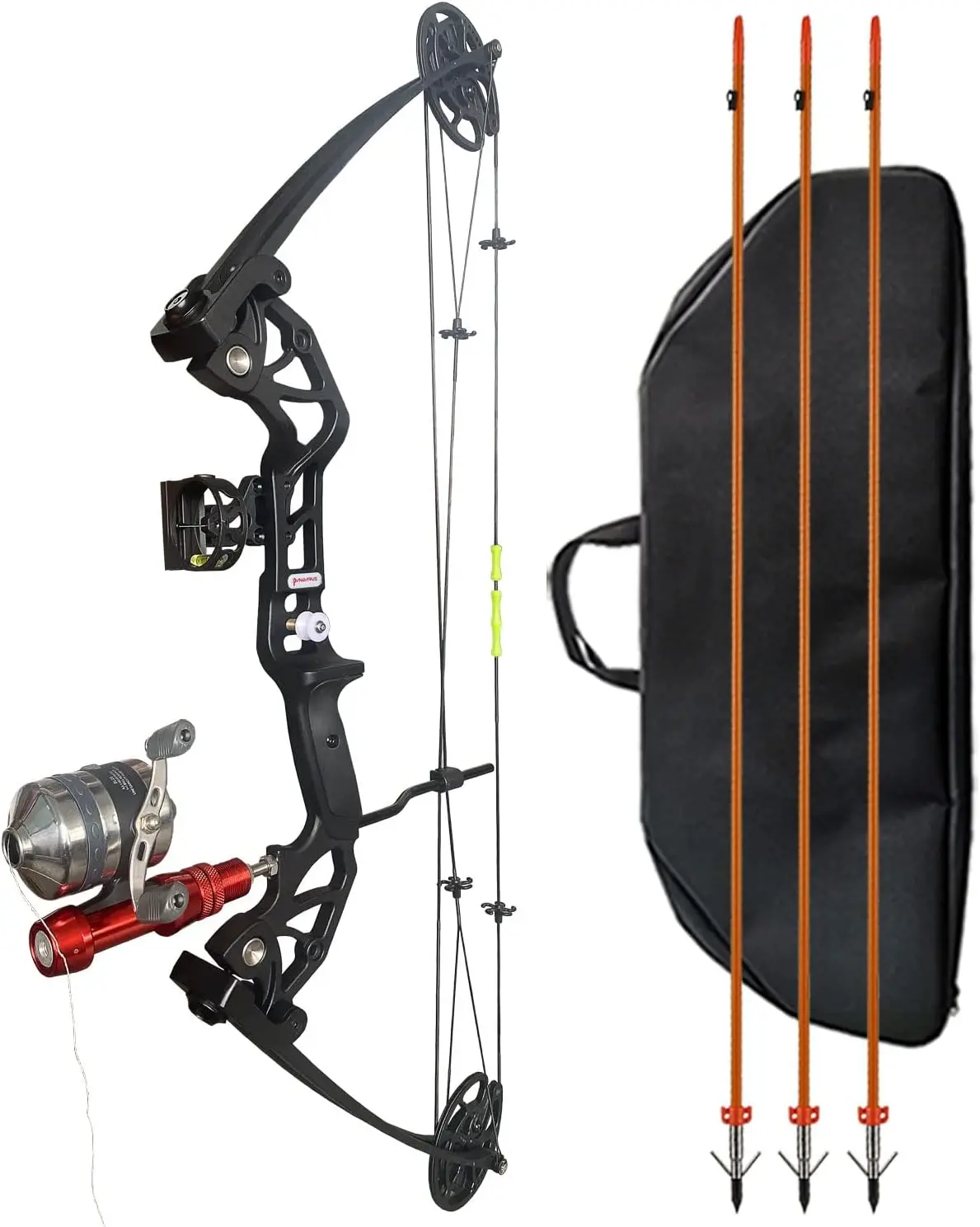 Bow Kit with Arrow Ready to Shoot Right Handed 15-45 LBS Draw Length 18"-29.5" Adjustable,Axle-to-Axle: 34.2",Complet