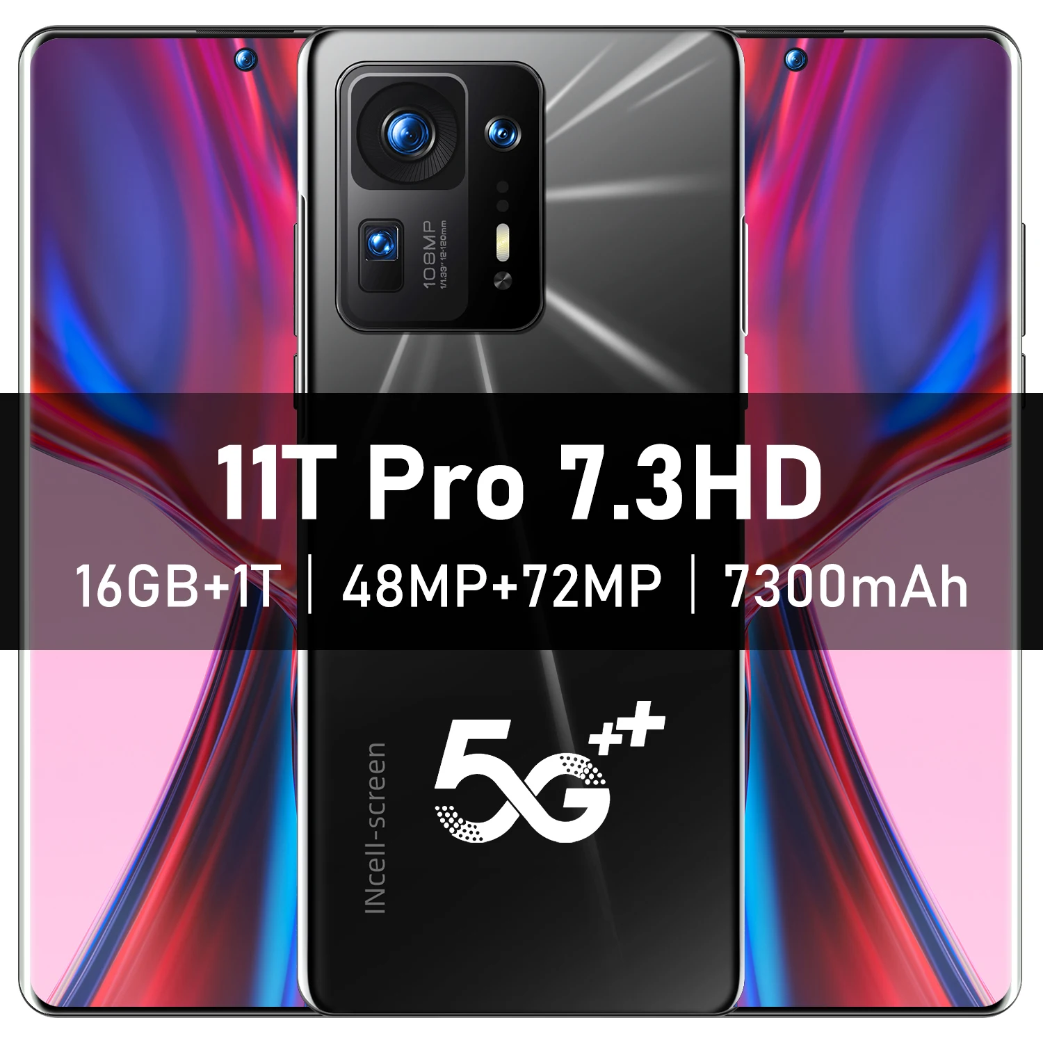 Смартфон глобальная версия 11T Pro экран 7 3 дюйма разблокированные мобильные