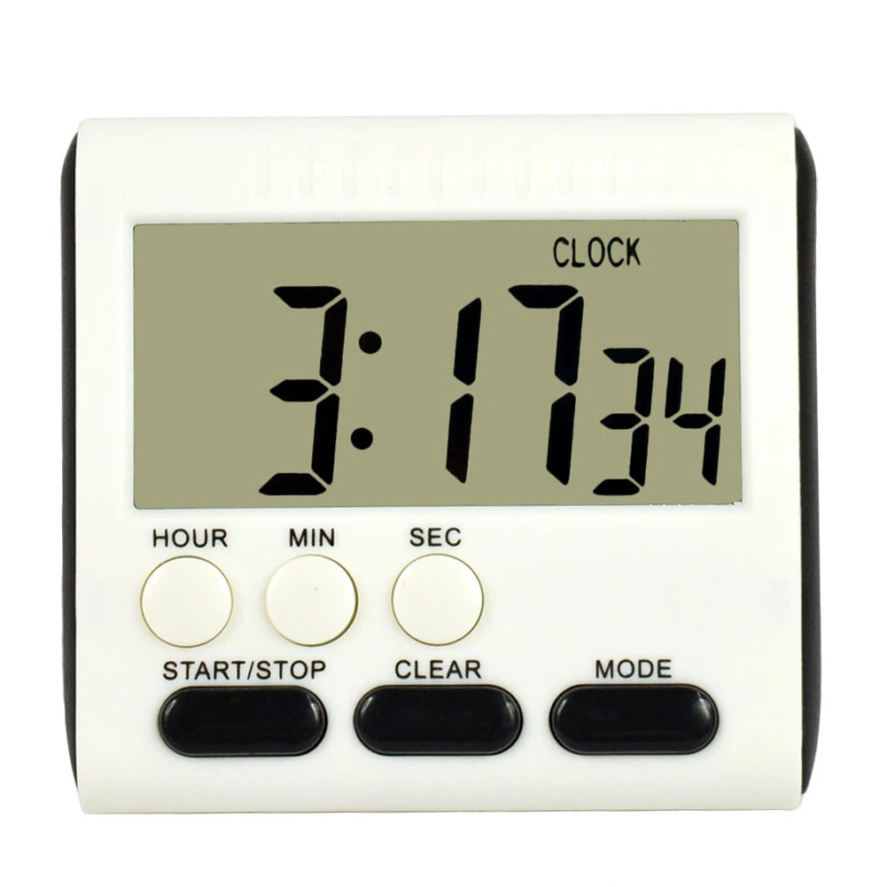 Magnetic Large LCD Digital Kitchen Timer with loud Alarm Count Up& Down Clock Magnetic Large LCD Digital Kitchen Timer with loud Alarm Count Up& Down Clock