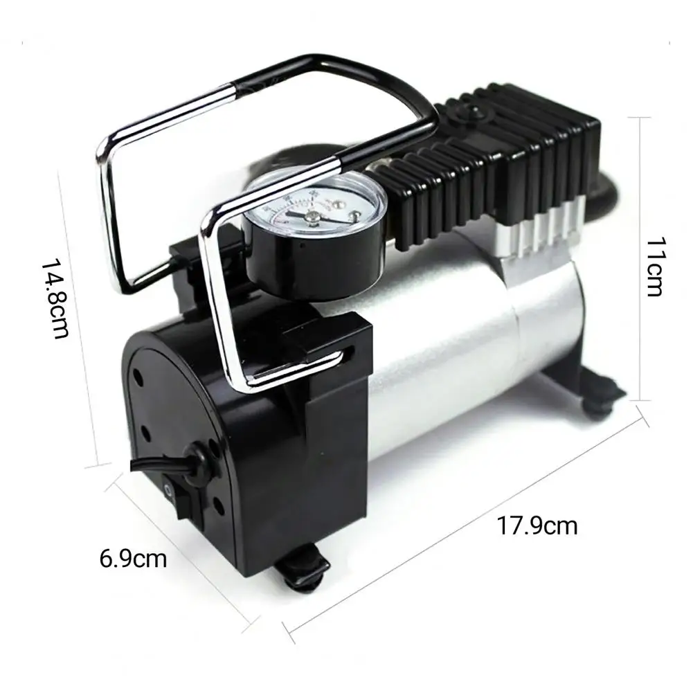 Car Electrical Air Compressor Pump 168W 12V 300psi Mini Automobile Tire Inflator Pump Pump For Car Motorcycle Bicycle Ball
