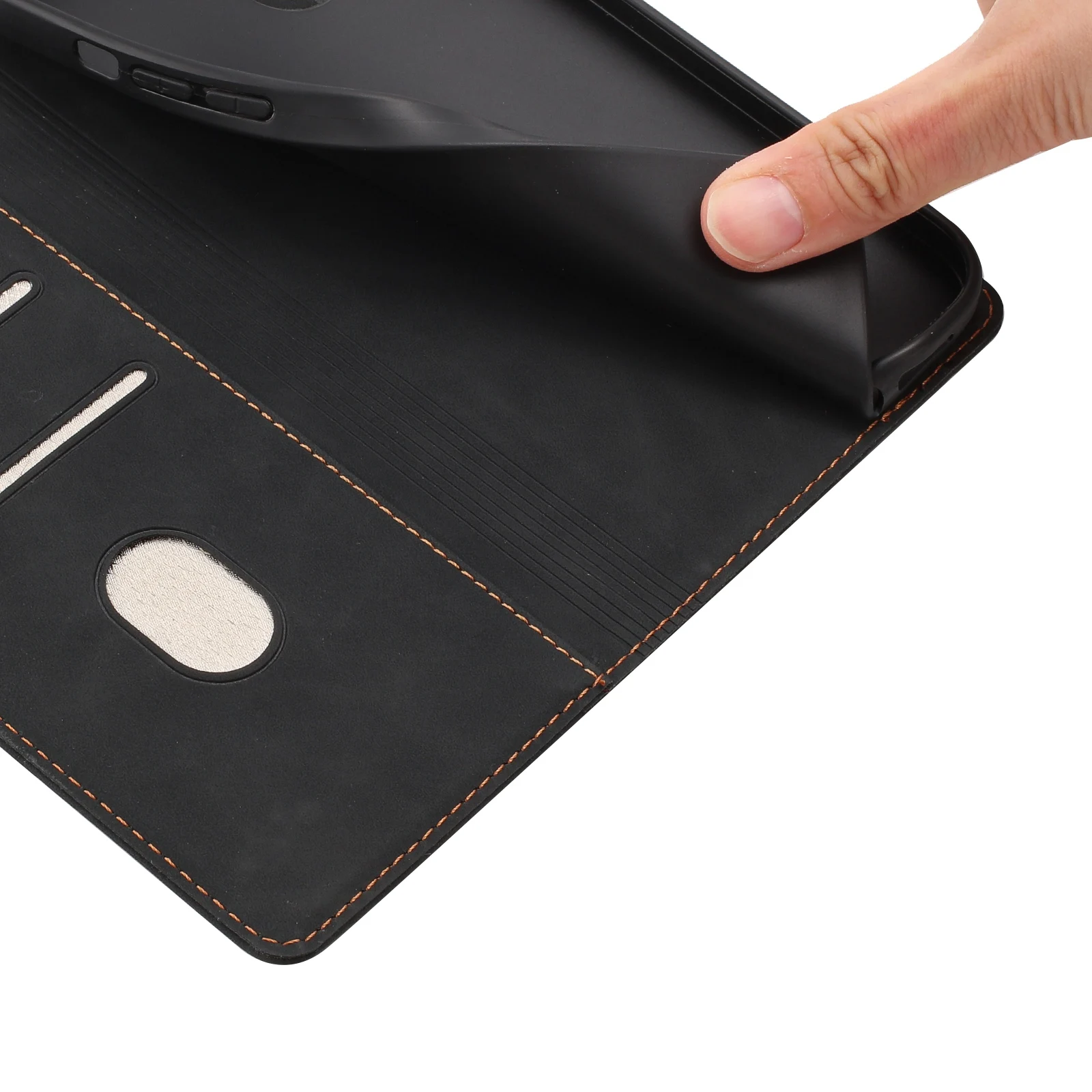 Magnetic Leather Wallet Flip Phone Case