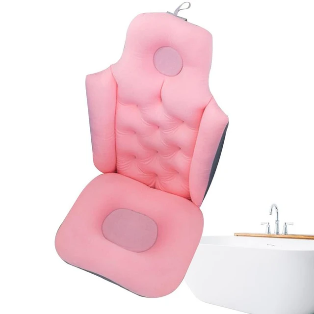 Bath Pillow for Bathtub - Full Body Mat & Cushion Headrest for
