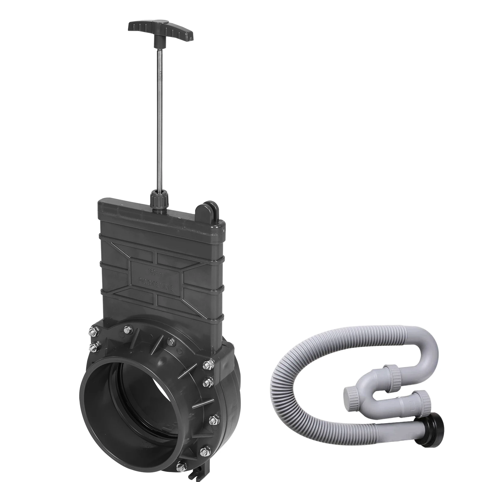 UPVC Sliding Gate Valve for Waste Sewer with Plastic Pull Plate