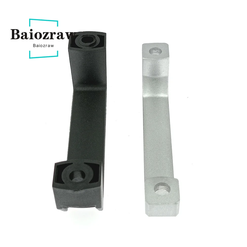 Door Handles Cabinet Handles Aluminum Cabinet Handles Black Sliver Alloy Nylon 90mm 120mm 180mm Door Accessory DIY 3D Printer Parts for Aluminum Profile