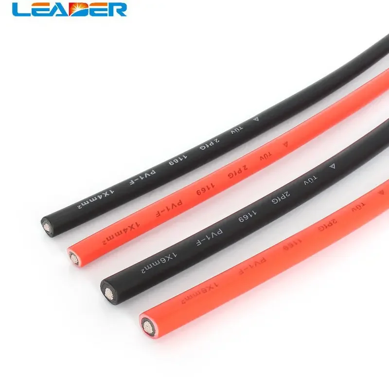 BLUSUNSOLAR 태양광 케이블, Pv 케이블 와이어, 구리 도체, XLPE 재킷, TUV 인증, 10mm2 (8AWG), 30 미터/롤, 핫 세일