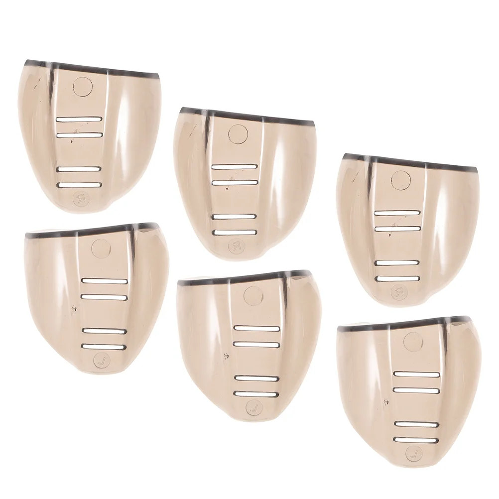 

3 Pairs Glasses Wings Tpu Side Shield Eyeglasses Shields Clear Flexible for Protector Nearsighted