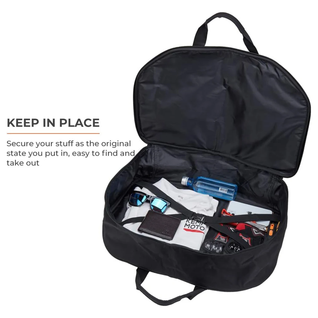 

Универсальные мотоциклетные сумки с несколькими отделениями, вместительная черная мотоциклетная сумка из полиэстера