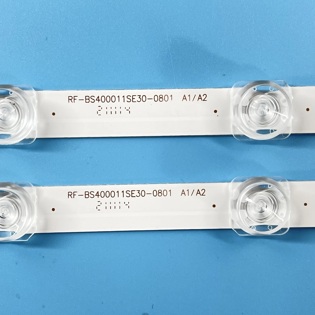LED Backlight strip 8 lamp for 40" TV SKYWORTH 40W5 HARPER 40F6750TS HUNDAI H-LED40ES5004 RF-BS400011SE30-0801 A2 A1 40LES97T2SM 5