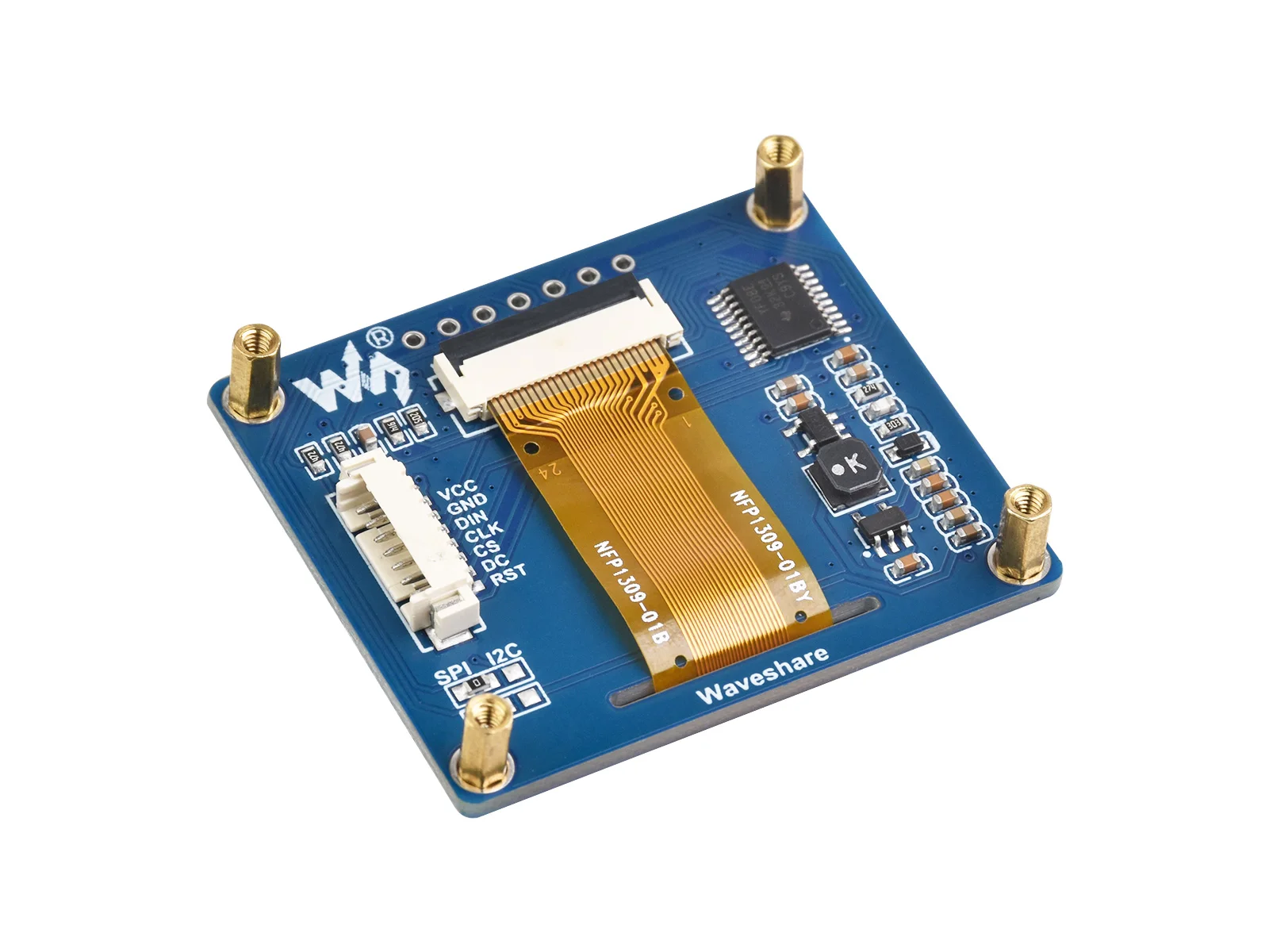 Waveshare   1.54 ġ OLED ÷ , 128  64 ػ, SPI / I2C ,  SSD1309 ̹ Ĩ
