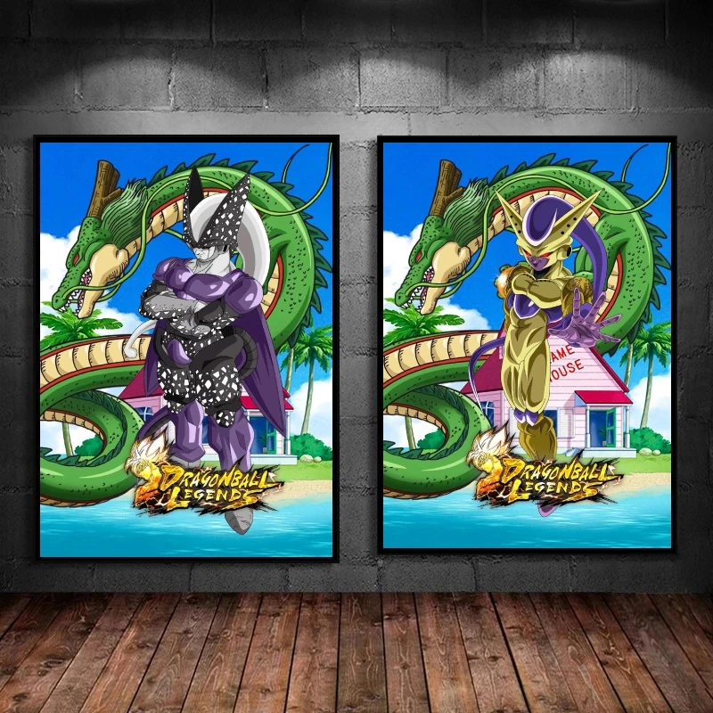 

Dragon Ball Japanese Classic Anime Home Room Painting Poster Toys High Quality Art Picture Wall Stickers Decoration Paintings