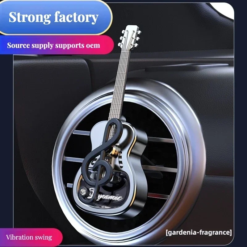 Creative Interior Decorations Guitar Styling Car Perfume Air Vent Fragrance Long-Lasting Air Freshener Car Accessories