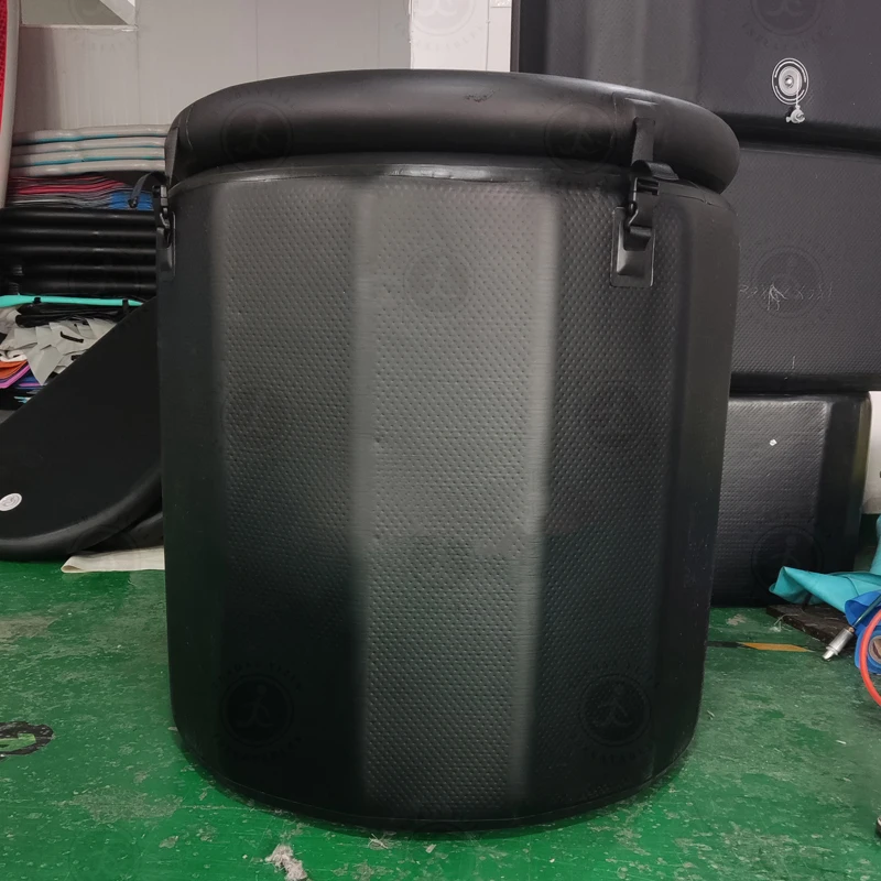 

Customized Color & Size Durable Ice Barrel Cold Plunge PVC Ice Bath Cold Therapy Tub For Sale Portable Ice Tub For Athletes