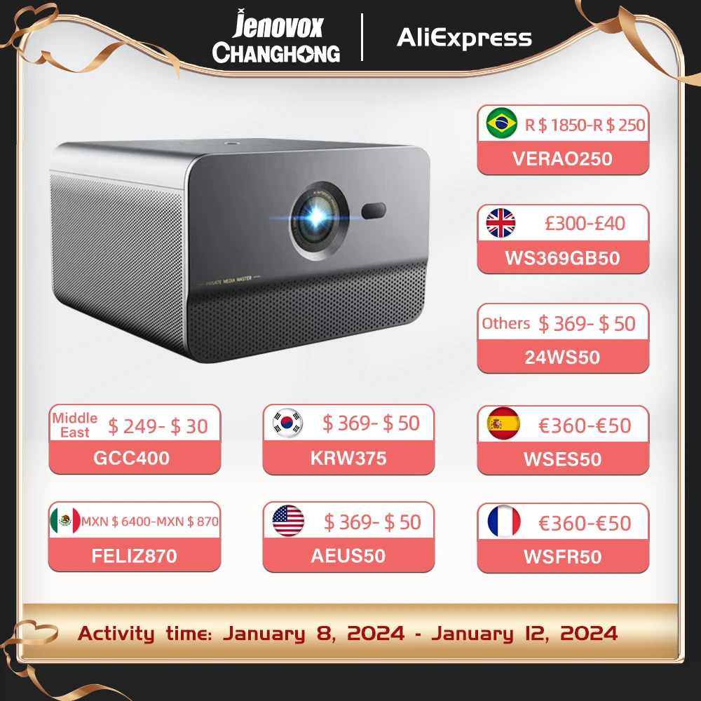 Changhong-Jenovox-M3000-Pro-Full-HD-Projector-800-ANSI-32g-DLP-Android ...