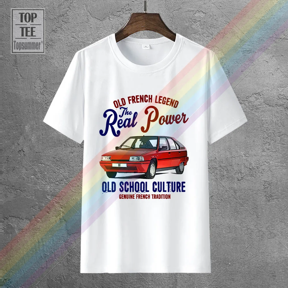 

Новинка 2019, Мужская футболка, модная крутая Мужская футболка с коротким рукавом, Винтажная футболка с изображением французского автомобиля Bx, летняя повседневная мужская футболка хорошего качества