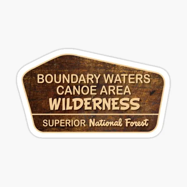 

Boundary Waters Canoe Area Wilderness S 5PCS Car Stickers for Fridge Car Stickers Window Print Luggage Home Wall Anime Room