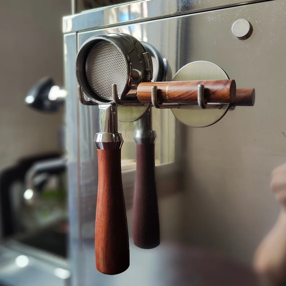 

Coffee Portafilter Rack Powder Hammer Hanger Silver Stainless Steel Wall Mounted 60*35*28mm Accessories Bracket